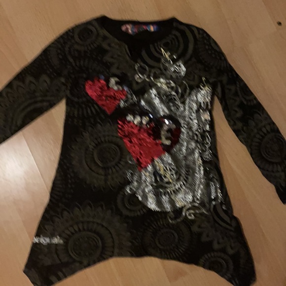 Love Mini Diva Las Vegas black cotton t-shirt. Sml - Picture 4 of 4